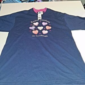NWT Pleasant Shade Size Large Sweetheart Shirt 50% Cotton,50% Polyester.
